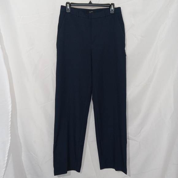NWT Banana Republic Sculpted Stretch High Rise Straight Pants Sz 6 Prep Navy $90 - Picture 3 of 15